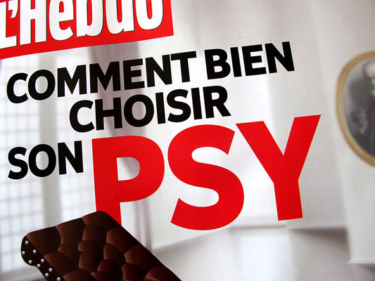 L'Hebdo. Comment bien choisir son psy. ©2012
