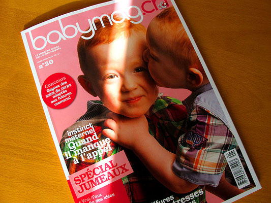 Babymag.ch. Spécial jumeaux. ©2012