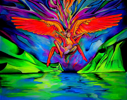 Blacklightpainting, Sold, Vigor Calma "the dreamer"