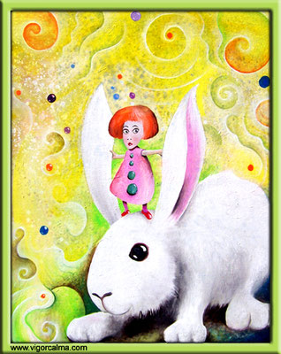 Alice, Oilpainting, Sold, Vigor Calma