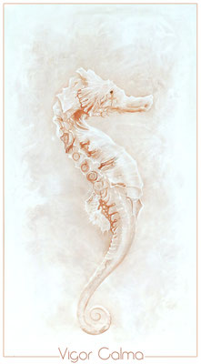 Seahorse, Acryl/Oilpainting, Vigor Calma 
