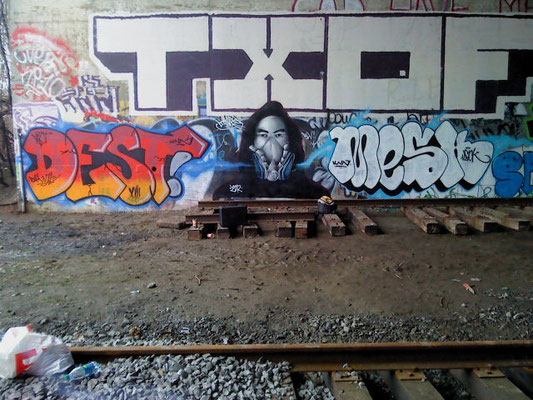 DEPS,Production BLV Muraliste Graffeur, Murale Graffiti 