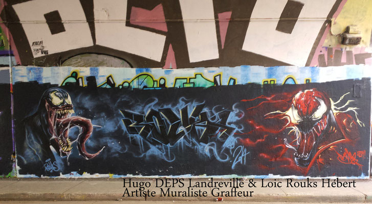 X MEN, Graffiti, Deps, Carnage Venon, BD, Murale