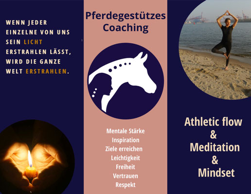 Flyer Pferdegestütztes Coaching in Spangenberg – Osteopathie Kullmann