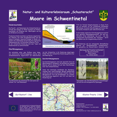 Schusteracht Infotafel "Moore im Schwentinetal"