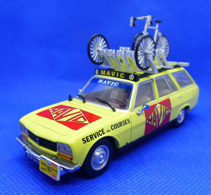 Peugeot 504 Break Assistance MAVIC  Tour de France 1977