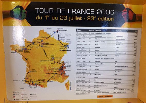 Coffret Véhicules Direction de course Spécial Tour de France 2006