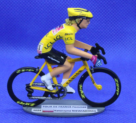 Katarzyna  NIEWIADOMA  (Canyon SRAM Racing)  Maillot jaune - Vainqueur  Tour de France Femmes  2024