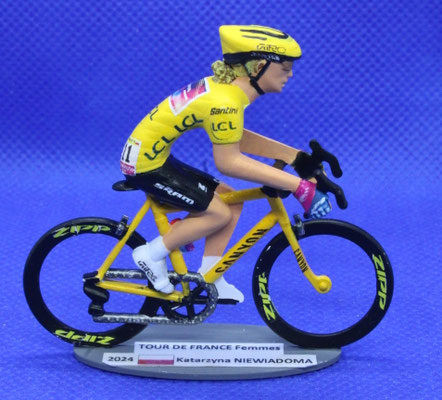 Katarzyna  NIEWIADOMA  (Canyon SRAM Racing)  Maillot jaune - Vainqueur  Tour de France Femmes  2024