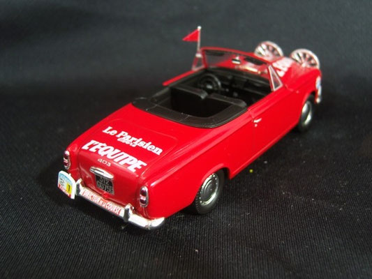 Peugeot 403 Cabriolet Directeur de course                       Tour de France 1960