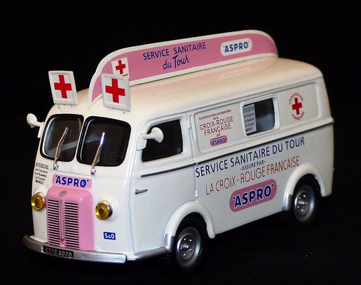 PEUGEOT D3A    ASPRO     Caravane Tour de France 1954