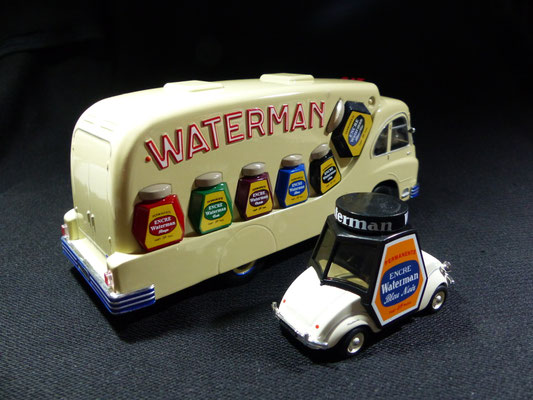Camion Ford + Voiturette de Rovin WATERMAN   Caravane Tour de France 1952