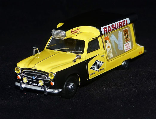 PEUGEOT 403 U8  RASUREL    Caravane Tour de France 1958