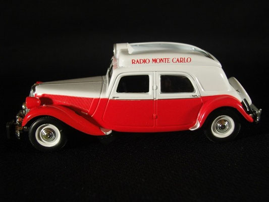 Citroën Traction 15 Six    Radio Monte-Carlo    Tour de France 1952