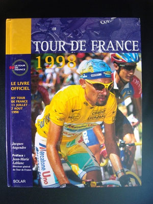 Livre officiel Tour de France 1998