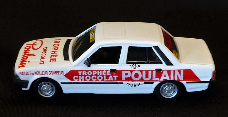 Peugeot 505 Chocolat POULAIN  Caravane Tour de France 1983