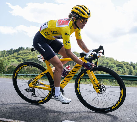Katarzyna  NIEWIADOMA  (Canyon SRAM Racing)     Maillot jaune - Vainqueur  Tour de France Femmes  2024