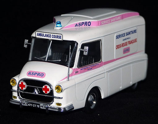CITROËN HY LE BASTARD    ASPRO    Service sanitaire    Tour de France 1966