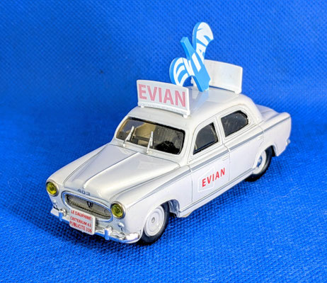  Peugeot 403 - EVIAN     Caravane Critérium Dauphiné Libéré 1963