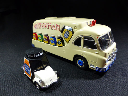 Camion Ford + Voiturette de Rovin WATERMAN   Caravane Tour de France 1952