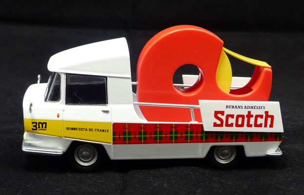 Citroën HY SCOTCH     Rouleau Ruban adhésif rouge     Caravane Tour de France 1962