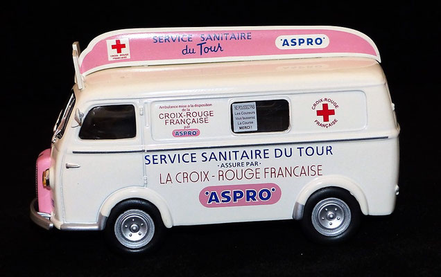 PEUGEOT D3A    ASPRO     Caravane Tour de France 1954