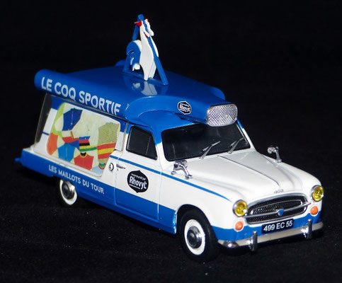 PEUGEOT 403 U8    LE COQ SPORTIF     Caravane Tour de France 1967