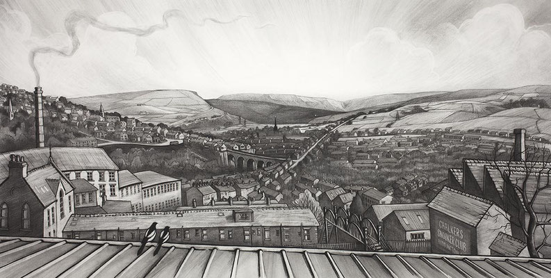 'Kinder From Chalkers' (charcoal)