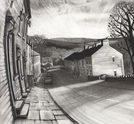'Sunday morning coming down' (charcoal)