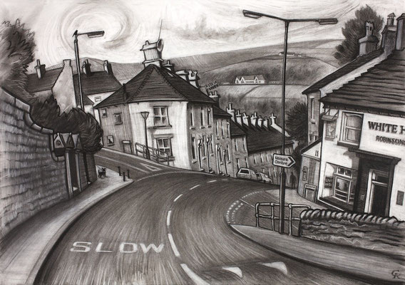 'Where Sid was' (charcoal)