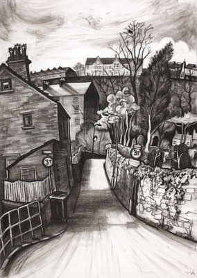 'Beep beep corner' (charcoal)