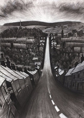 'Coming Home' (charcoal)