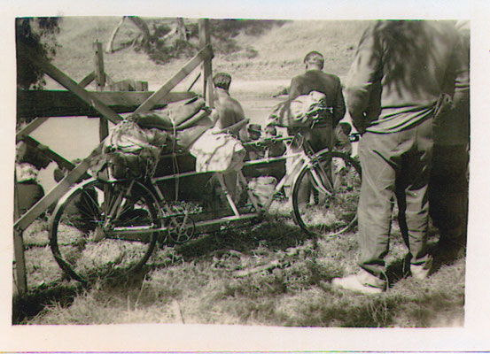 Tandem bicycle used in the film