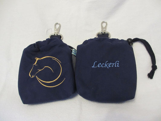Leckerlibeutel mit Bestickung