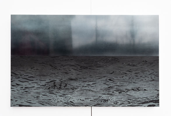 landscape #13 (empty #71)/2023年/ミクストメディア/H727 × W117 cm