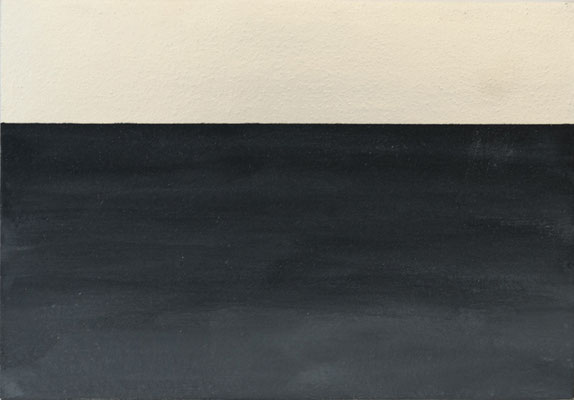 empty #4 / 2017 year / cloth, mineral pigment, nikawa / H15.8 × W22.8 cm 