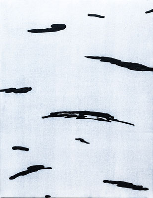empty #48/2019年/綿布、岩絵具、膠、ゲルメディウム/H53 × W41.3 cm
