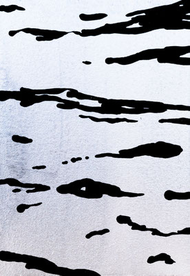 empty #50/2020年/綿布、、岩絵具、膠、墨/H22.7 × W15.8 cm/個人蔵