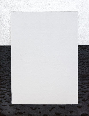empty #34/2019年/綿布、岩絵具、膠、アクリル絵具/H18 × W14 cm/非売