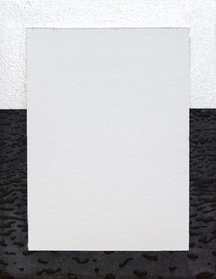 empty #34/2019年/綿布、岩絵具、膠、アクリル絵具/H18 × W14 cm