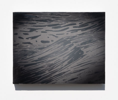 Photography #4 (empty #75) / 2023 year / wood panel, cloth, acrylic pigment, urethane clear / H14 × W18 cm H5.5 × W7 in / Sold out