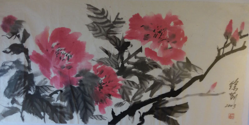 Peonies 2  by Ji Xu 63x34cm 1.746,00€