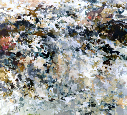 Winter by Ji Xu acrylic on canvas 200x220cm  22,000.00€