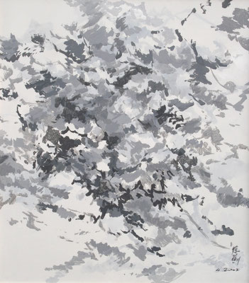 from the Serie snowmountains N°1 by Ji Xu  140x170cm
