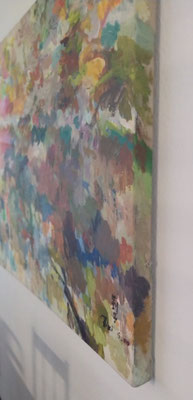 "Garten des Glücks " by Ji Xu (1963-2014)94x130cm acrlic on canvas 8.800,00€