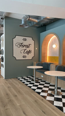 Enseigne d'entreprise mosaïque