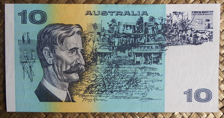 Australia 10 dollars 1991 pk.45g reverso