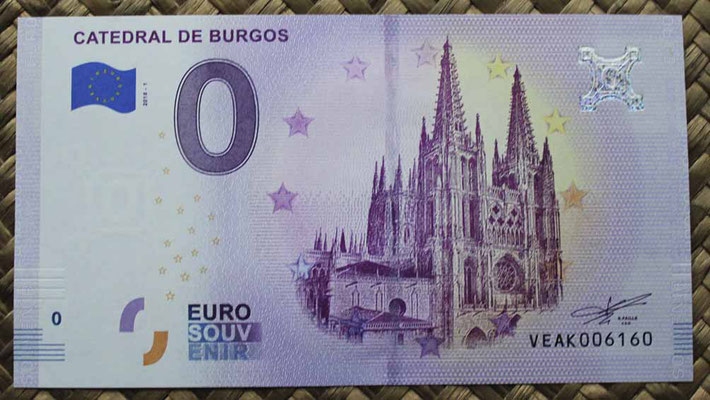 España 0 euros 2018 Catedral de Burgos anverso