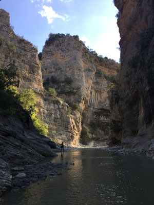 Die Schlucht von Permet.