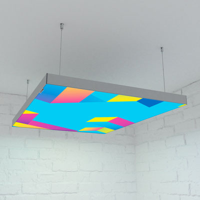 Pixlip-Flat Leucht-Deckenrahmen mit LED-Technik